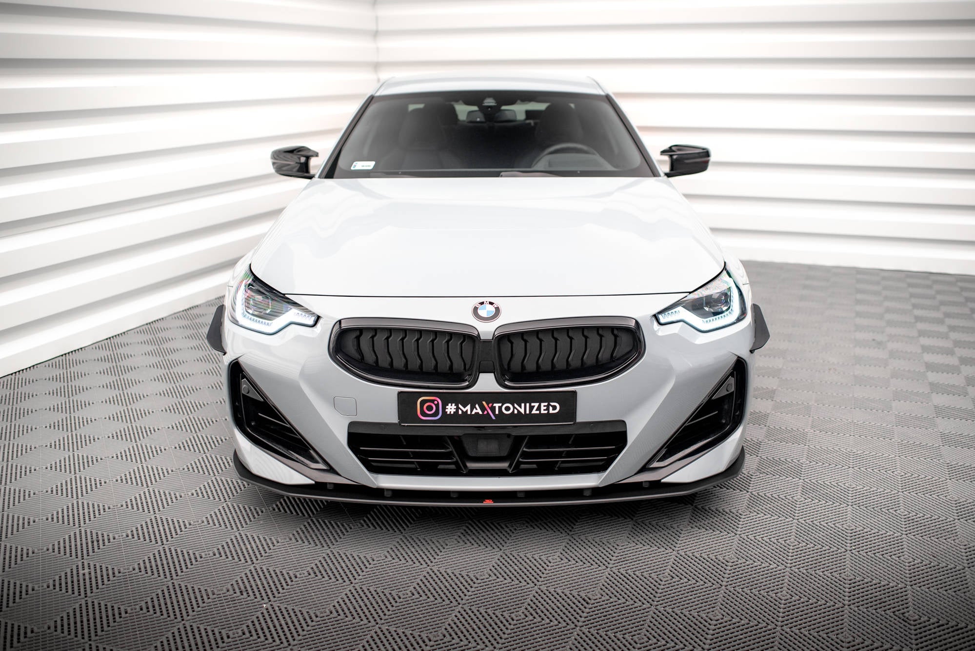 Maxton Design Street Pro Street+ Spoilerlippe Front Ansatz passend für BMW 2 Coupe M-Paket / M240i G42