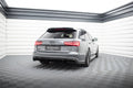 Maxton Design Heck Ansatz Flaps Diffusor V.2 passend für Audi S6 / A6 S-Line / A6 C7 FL schwarz Hochglanz