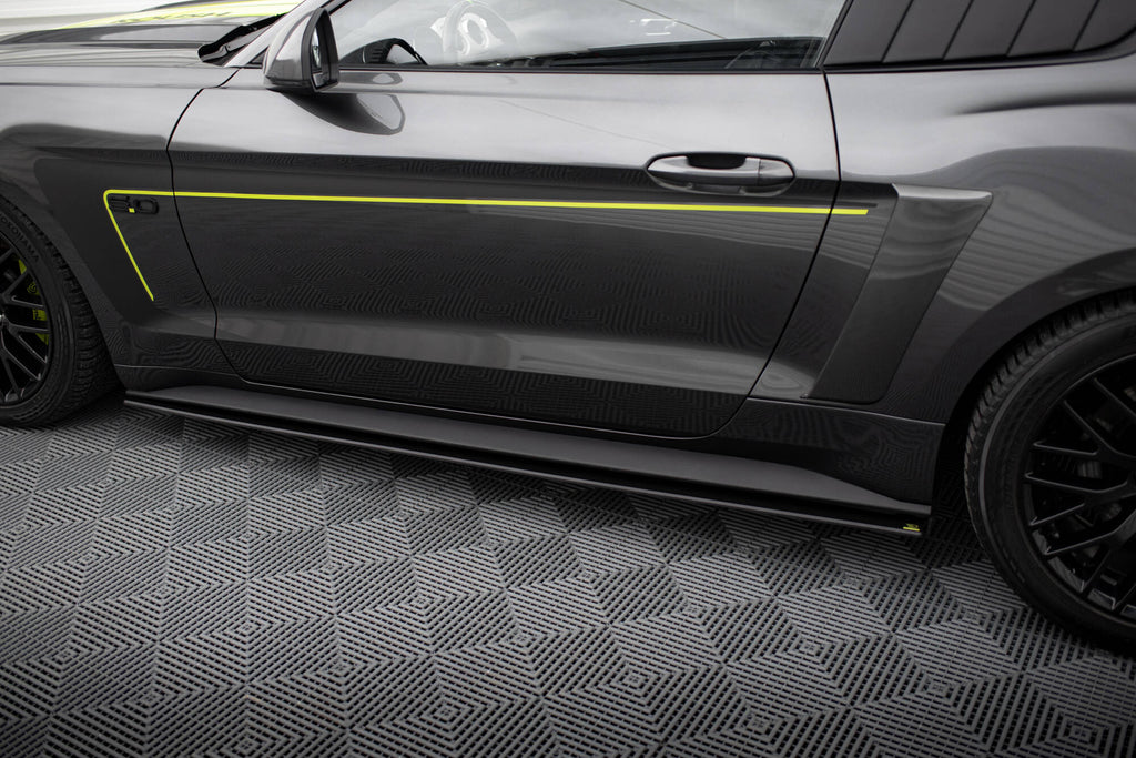 Maxton Design Street Pro Street+ Seitenschweller Leisten passend für Ford Mustang GT Mk6