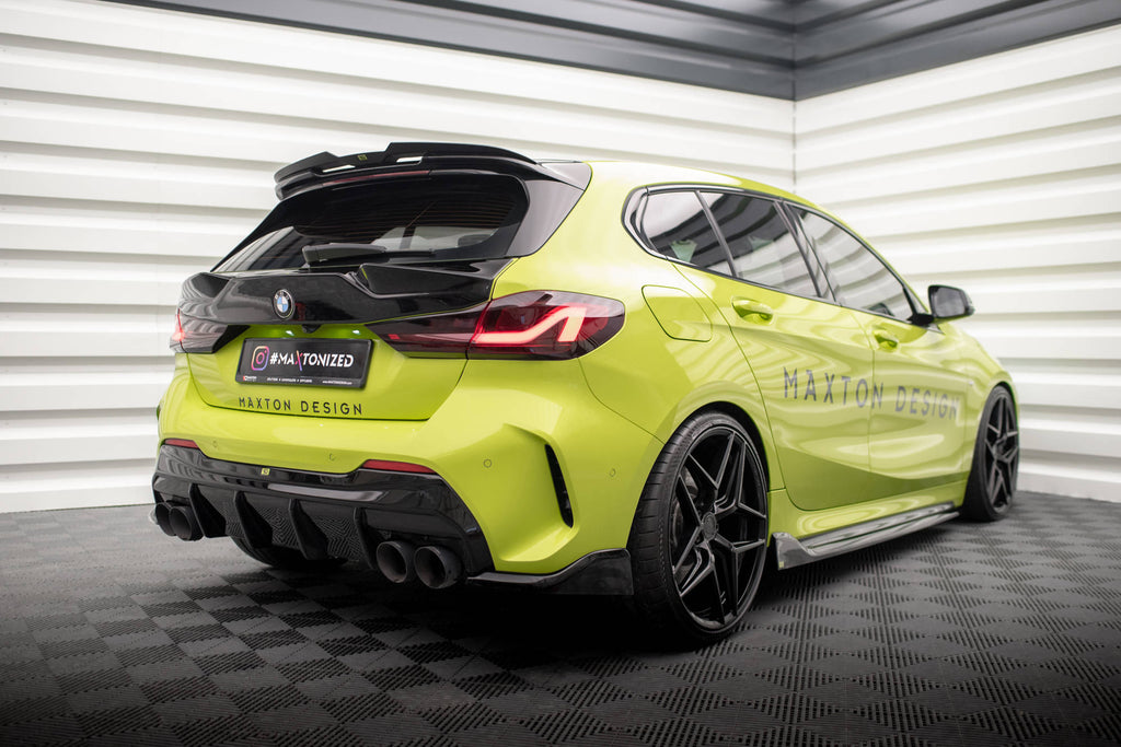 Maxton Design Diffusor Heck Ansatz V.3 für + Milltek Sport Auspuffverlängerung BMW 1er M135i / 128ti F40