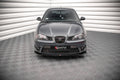 Maxton Design Street+ Spoilerlippe Front Ansatz V.3 passend für Seat Ibiza Cupra Mk3 schwarz Hochglanz