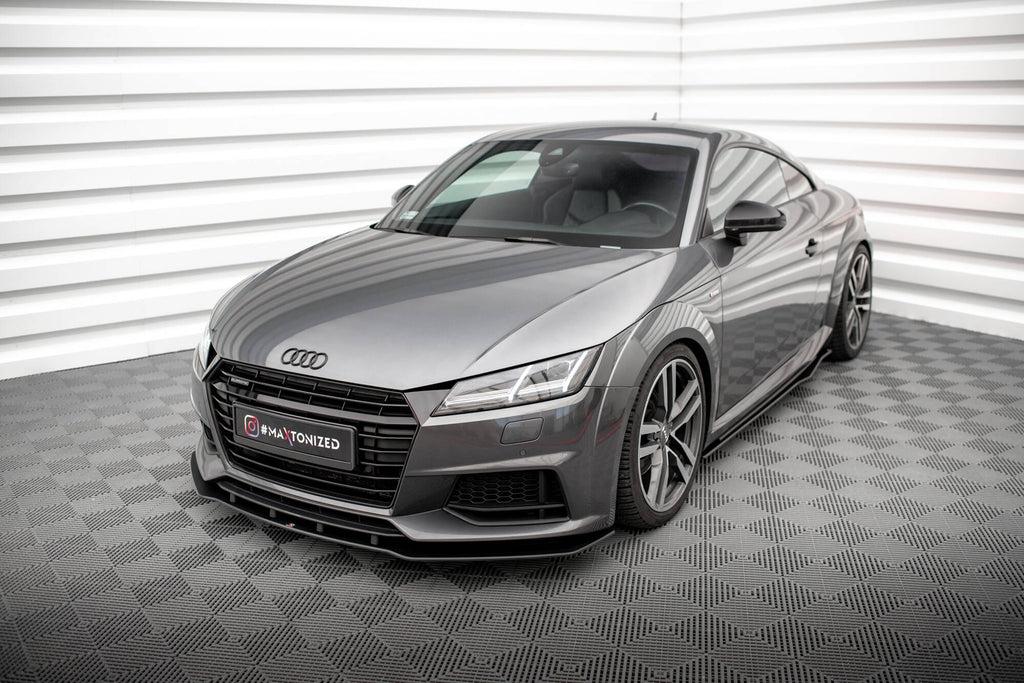 Maxton Design Street Pro Street+ Spoilerlippe Front Ansatz passend für Audi TT S / S-Line 8S