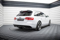 Maxton Design Spoiler CAP passend für Audi A4 Competition Avant B8 Facelift schwarz Hochglanz