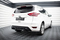 Maxton Design Heck Ansatz Flaps Diffusor passend für Ford Kuga ST-Line Mk2 Facelift schwarz Hochglanz