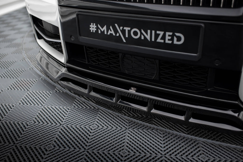 Maxton Design Street+ Spoilerlippe Front Ansatz passend für Rolls Royce Cullinan schwarz Hochglanz
