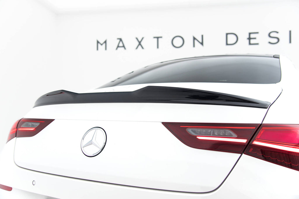 Maxton Design Spoiler CAP 3D passend für Mercedes-Benz CLA Coupe C118 Facelift schwarz Hochglanz