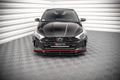 Maxton Design Street+ Spoilerlippe Front Ansatz V.2 passend für Hyundai I20 N Mk3 schwarz Hochglanz
