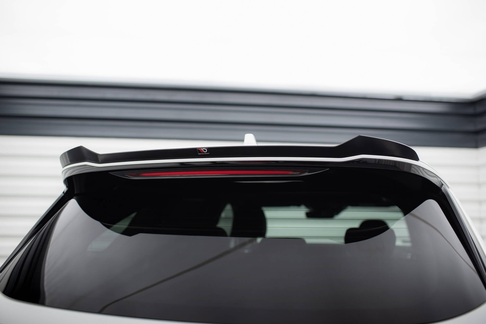 Maxton Design Spoiler CAP passend für Kia Sorento Mk4 schwarz Hochglanz