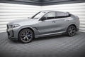 Maxton Design Street+ Seitenschweller Leisten passend für V.1 passend für BMW X6 M-Paket G06 Facelift schwarz Hochglanz