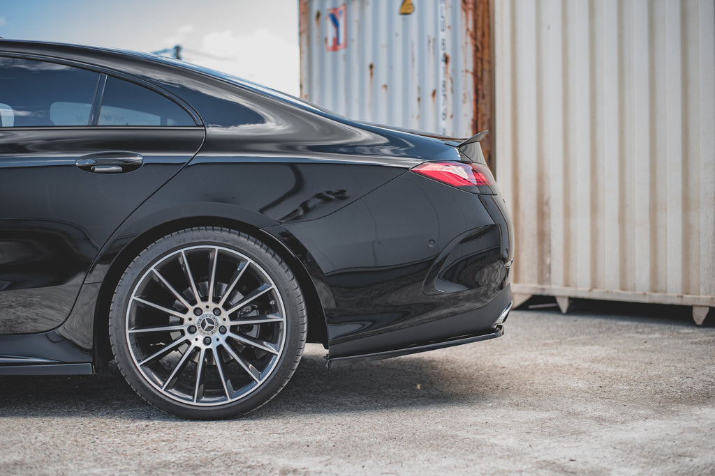 Maxton Design Heckansatz Mercedes-Benz CLS AMG-Line C257 schwarz Hochglanz für Mercedes-Benz CLS C257