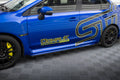 Maxton Design Seitenschweller Flaps passend für Subaru WRX STI Mk1 schwarz Hochglanz