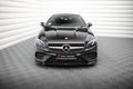 Maxton Design Street+ Spoilerlippe Front Ansatz V.2 passend für Mercedes-Benz E-Klasse W213 Coupe (C238) / Cabriolet (A238) AMG-Line / 53 AMG schwarz Hochglanz