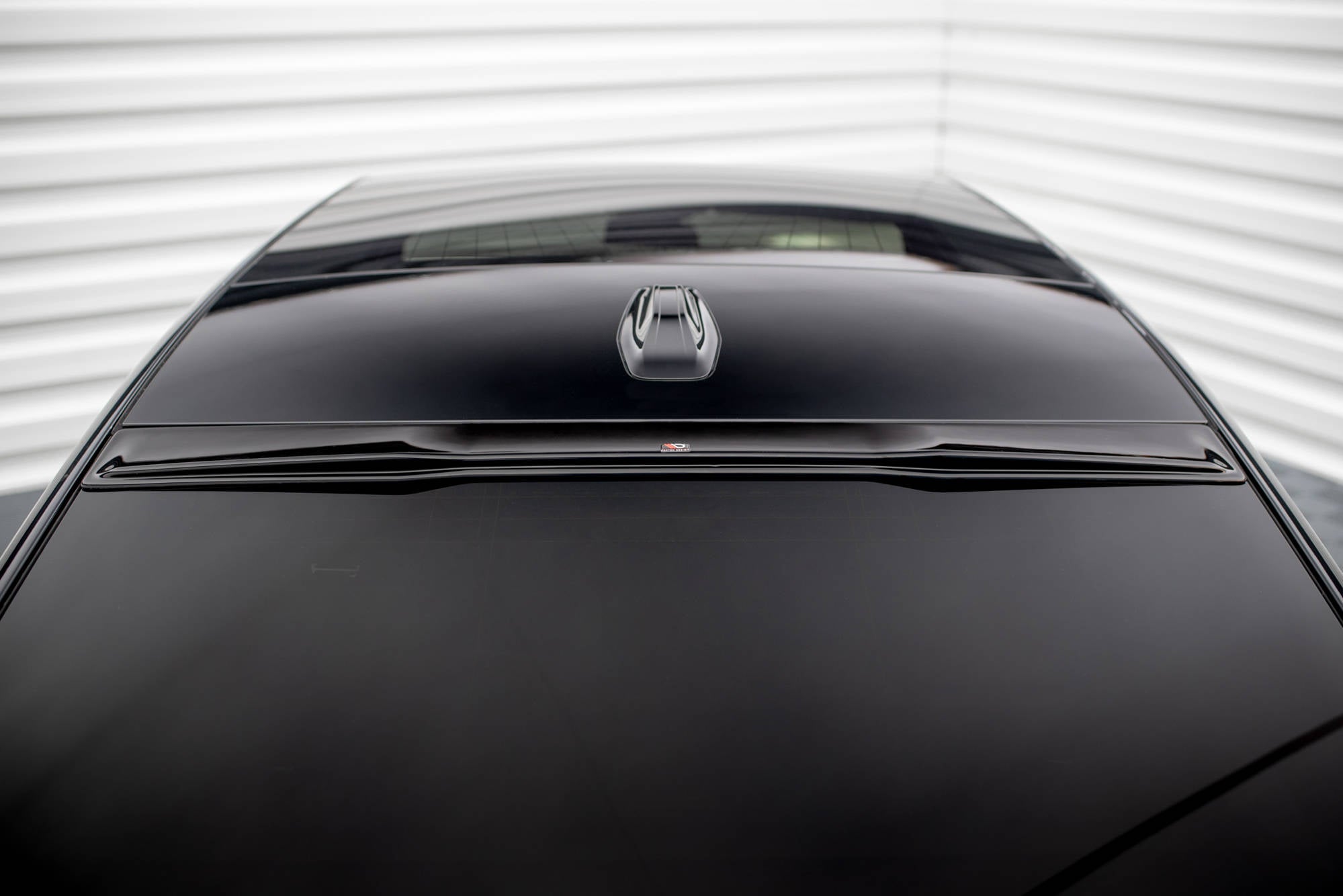 Maxton Design Heckscheiben Spoiler passend für BMW 7 G70 schwarz Hochglanz