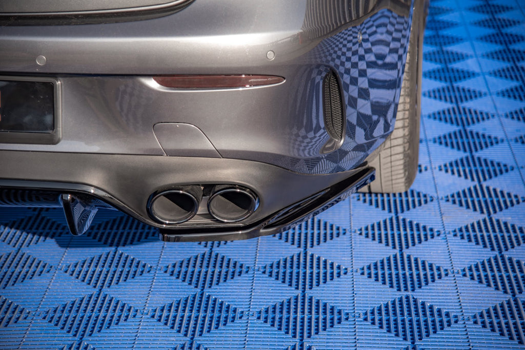 Maxton Design Heck Ansatz Flaps Diffusor passend für Mercedes-AMG E53 Coupe C238 / Cabriolet A238 schwarz Hochglanz