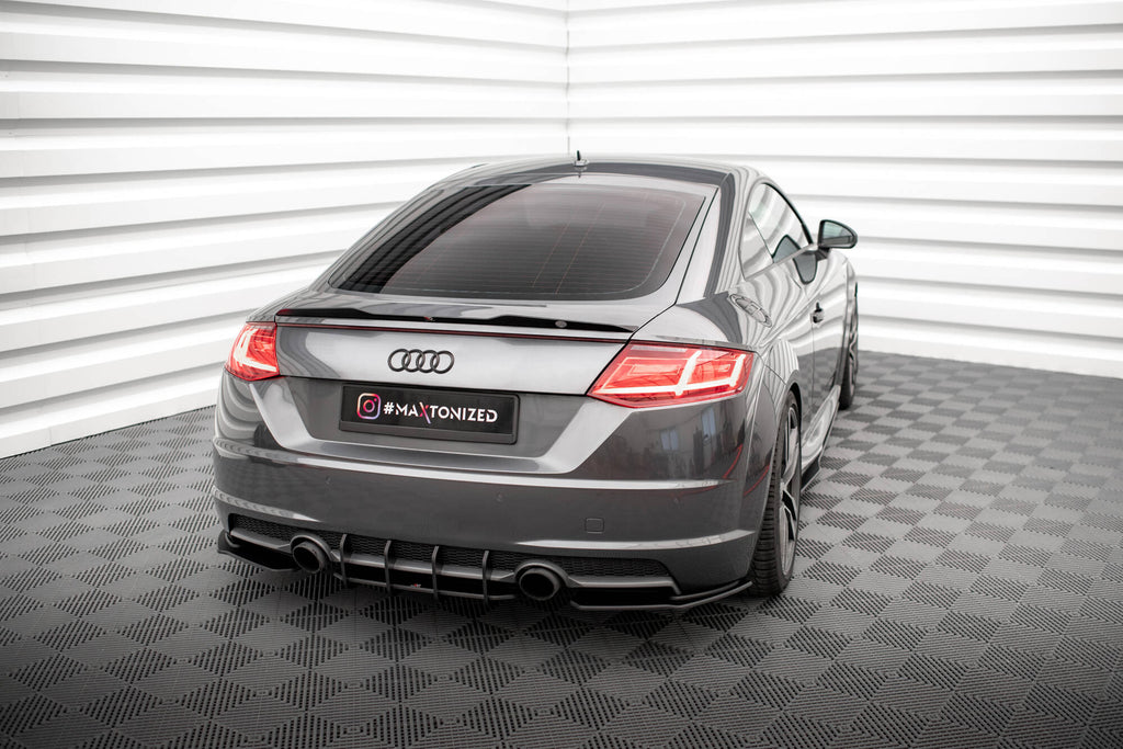 Maxton Design Street Pro Heck Ansatz Flaps Diffusor passend für Audi TT S-Line 8S