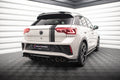 Maxton Design Street+ Mittlerer Diffusor RACE passend für VW T-Roc R / R-Line Mk1 Facelift schwarz Hochglanz