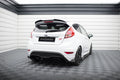 Maxton Design Diffusor Heck Ansatz passend für Ford Fiesta ST (3-Türige version) Mk7 Facelift schwarz Hochglanz