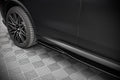 Maxton Design Street+ Seitenschweller Leisten passend für BMW X5M F95 / F95 Facelift schwarz Hochglanz