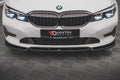 Maxton Design Street+ Spoilerlippe Front Ansatz V.1 passend für BMW 3er G20 / G21 schwarz Hochglanz