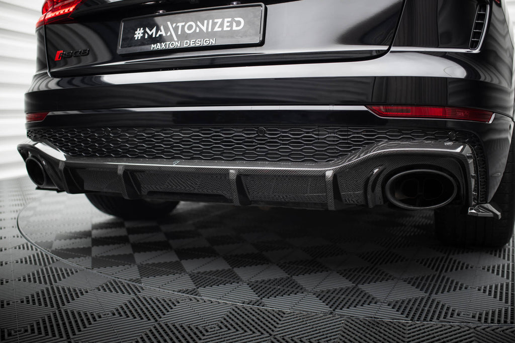 Maxton Design Prepreg Carbon Fiber Diffusor Heck Ansatz passend für Audi RSQ8 Mk1