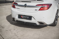Maxton Design Street+ Mittlerer Diffusor RACE passend für Opel Insignia Mk. 1 OPC Facelift schwarz Hochglanz