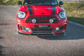 Maxton Design Street+ Spoilerlippe Front Ansatz V.2 passend für Mini Countryman Mk2 F60 JCW schwarz Hochglanz