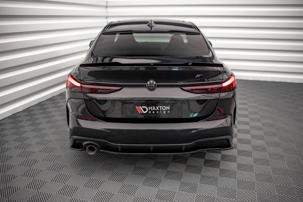 Maxton Design Heck Ansatz Flaps Diffusor passend für BMW 2 Gran Coupe M-Paket F44 schwarz Hochglanz