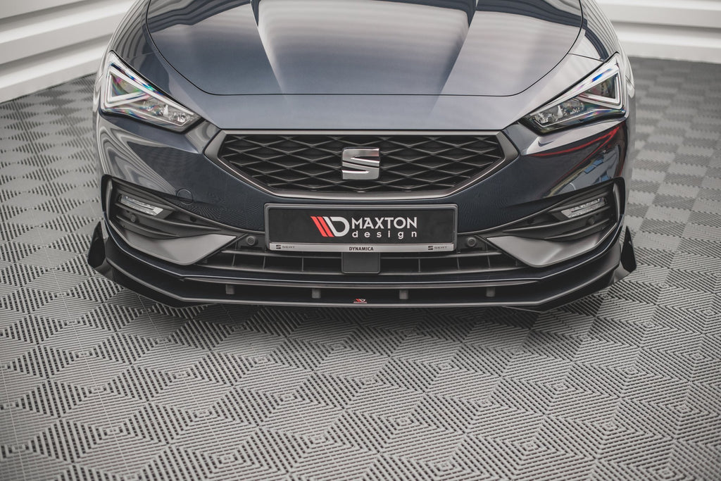 Maxton Design Flaps Seat Leon FR Mk4 schwarz Hochglanz für Seat Leon FR Mk4