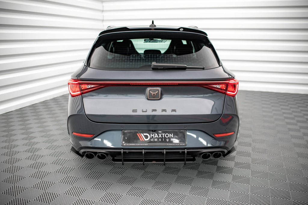 Maxton Design Street Pro Heck Ansatz Flaps Diffusor passend für Cupra Leon ST Mk1