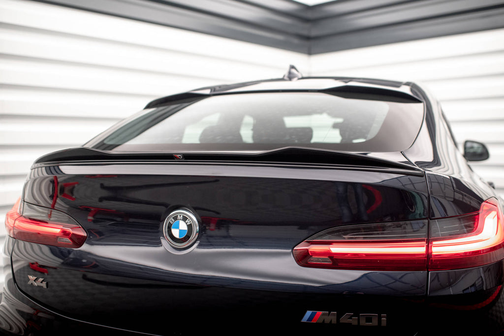 Maxton Design Heckspoiler für BMW X4 M F98 Facelift [2021-] | Schwarz Hochglanz | ABS-Kunststoff