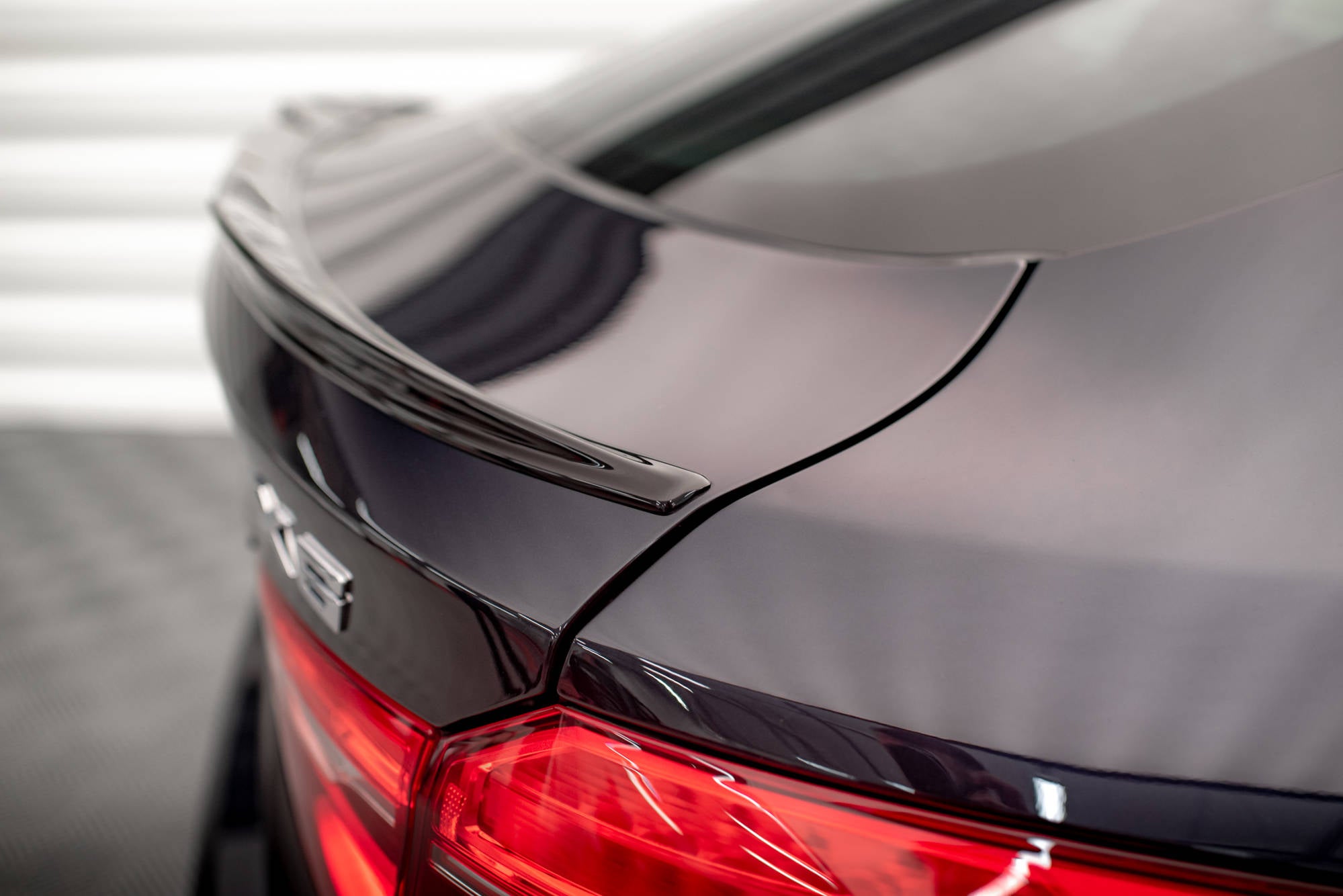 Maxton Design Spoiler CAP 3D passend für V.1 BMW X6 F16 M-Paket / X6 M F86 schwarz Hochglanz