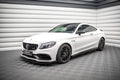 Maxton Design Street+ Seitenschweller Leisten V.2 passend für Mercedes-AMG C 63 AMG Coupe C205 Facelift schwarz Hochglanz