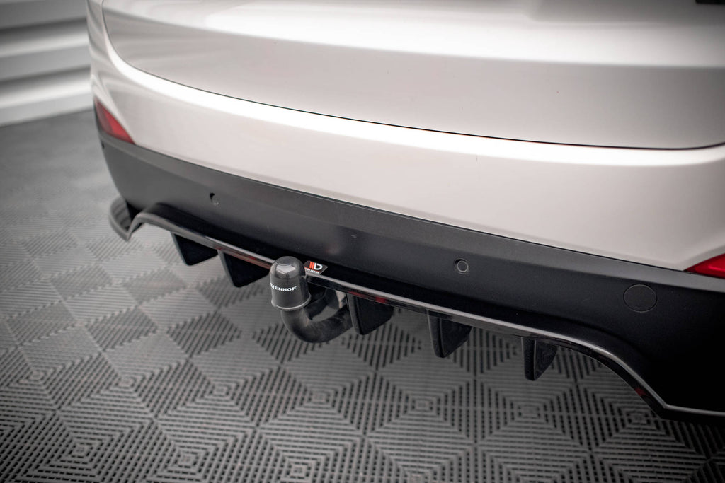 Maxton Design Street+ Mittlerer Diffusor RACE passend für Hyundai ix35 Mk1 schwarz Hochglanz