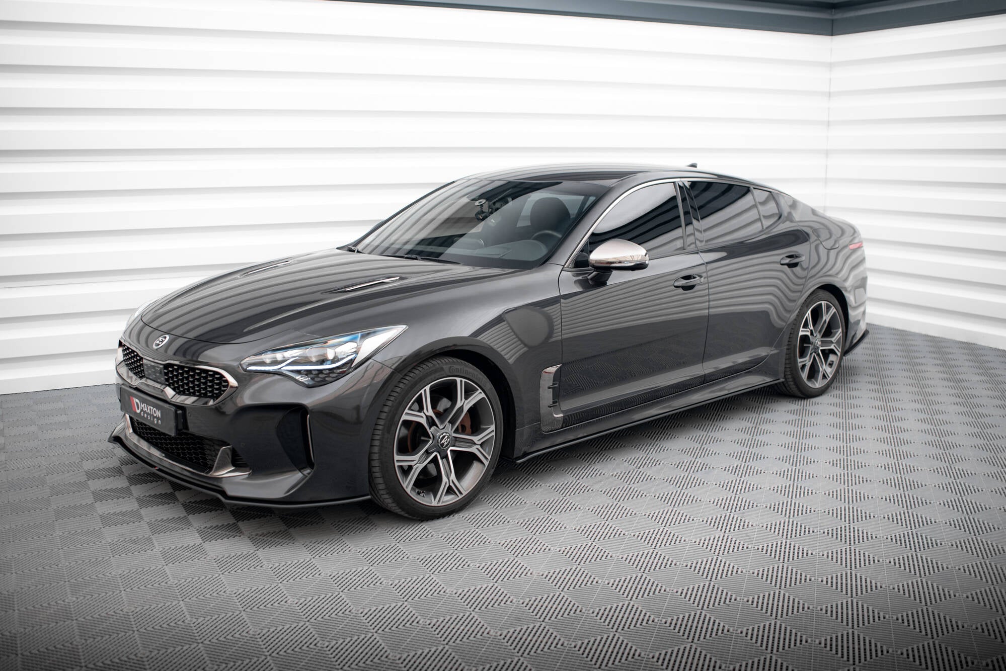 Maxton Design Street Pro Street+ Seitenschweller Leisten passend für Kia Stinger GT / GT-Line / Standard Mk1
