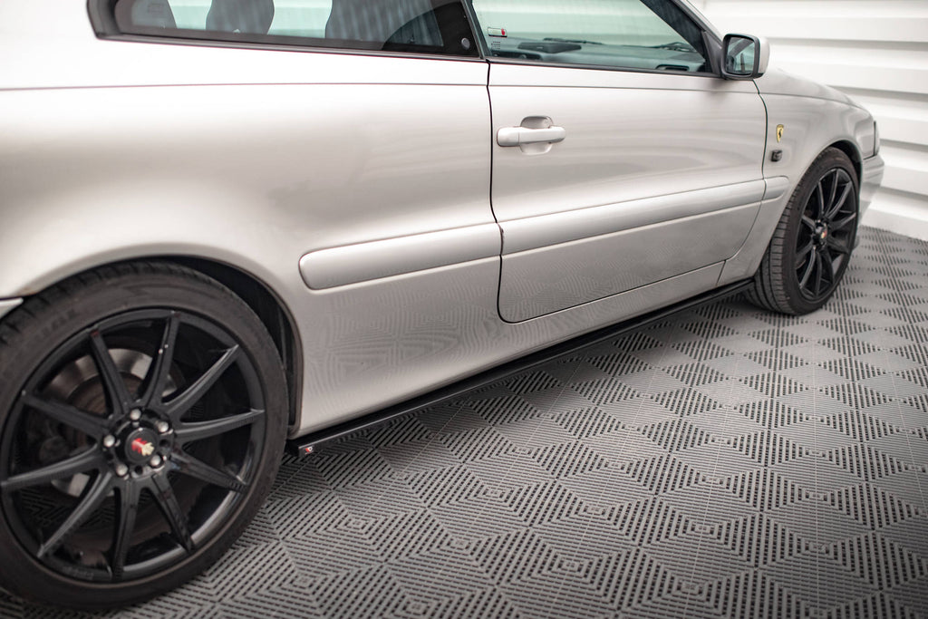 Maxton Design Street+ Seitenschweller Leisten passend für Volvo C70 Mk1 schwarz Hochglanz