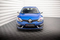Maxton Design Street+ Spoilerlippe Front Ansatz passend für Renault Megane GT Line Grandtour Mk3 Facelift schwarz Hochglanz