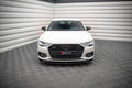 Maxton Design Street+ Spoilerlippe Front Ansatz V.2 passend für Audi A6 C8 schwarz Hochglanz