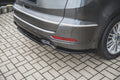 Maxton Design Heck Ansatz Flaps Diffusor passend für Ford S-Max Vignale Mk2 Facelift schwarz Hochglanz