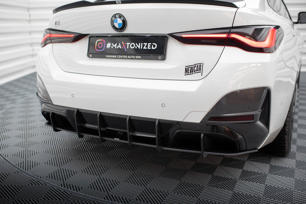 Maxton Design Street Pro Heckschürze passend für BMW i4 M-Paket G26