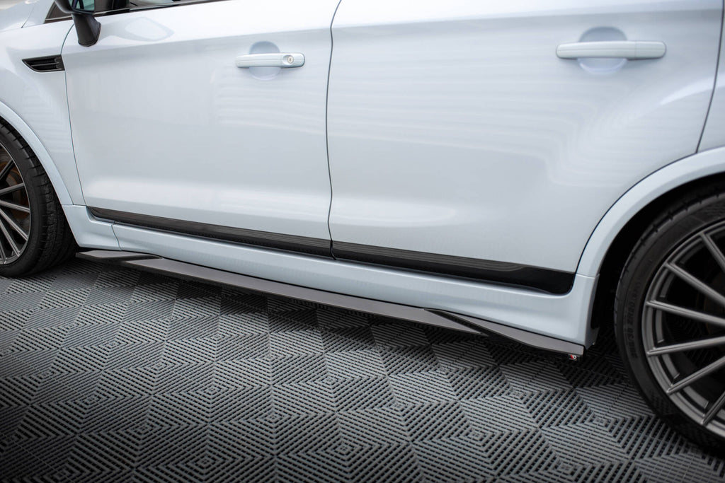 Maxton Design Street+ Seitenschweller Leisten passend für Ford Kuga ST Mk1 schwarz Hochglanz