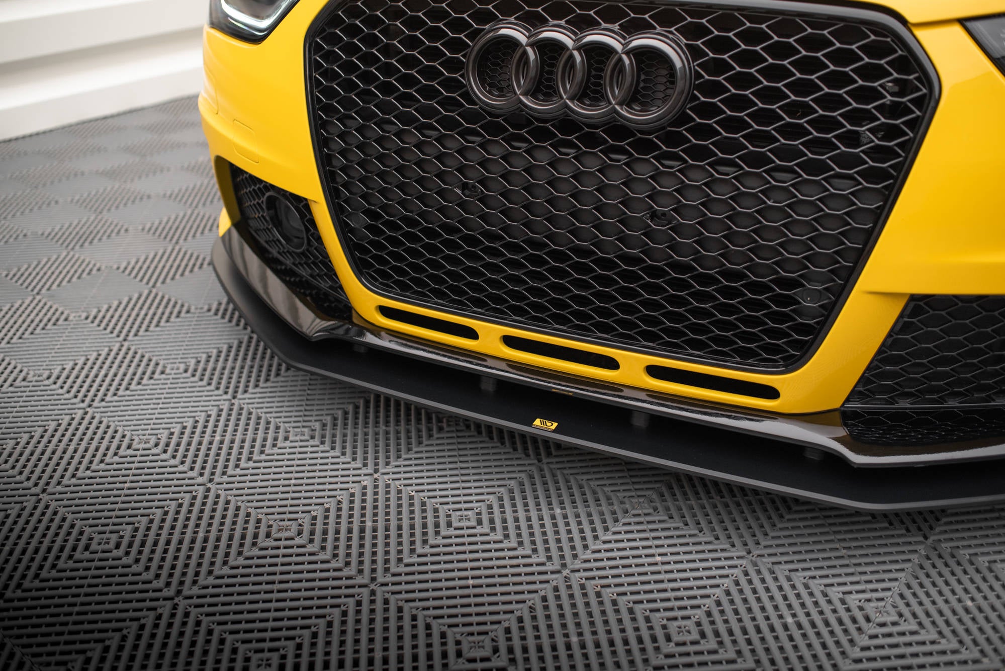 Maxton Design Street Pro Street+ Spoilerlippe Front Ansatz passend für Audi RS4 B8