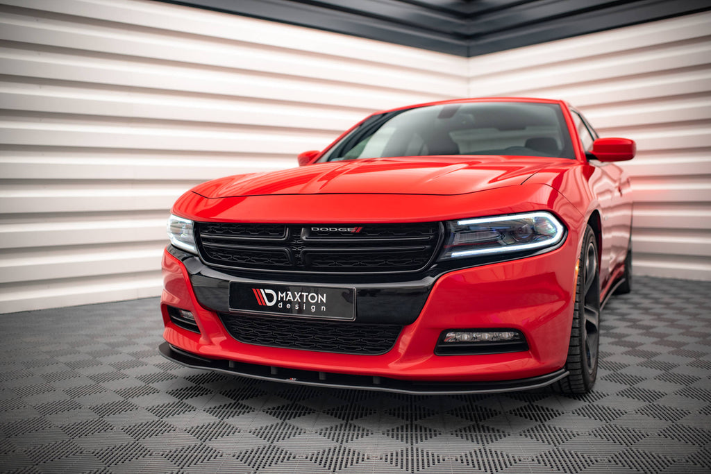 Maxton Design Street Pro Street+ Spoilerlippe Front Ansatz passend für Dodge Charger RT Mk7 Facelift