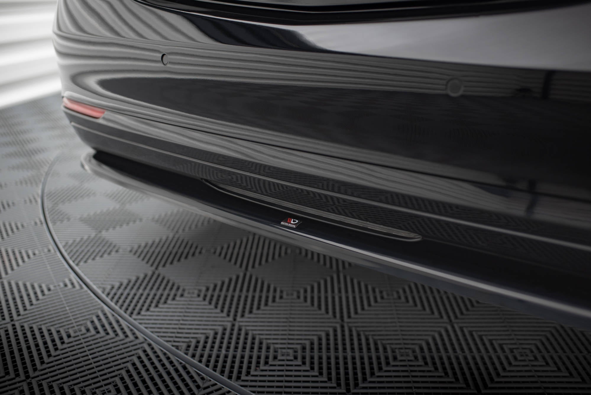 Maxton Design Heckansatz V.1 Mercedes-Benz S W222 schwarz Hochglanz für Mercedes-Benz S Klasse W222