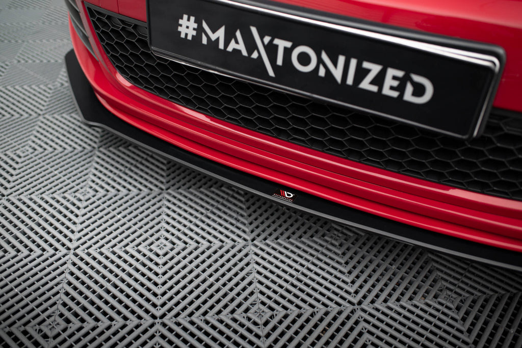Maxton Design Street Pro Street+ Spoilerlippe Front Ansatz passend für / Frontansatz V.3 VW Golf GTI Mk6