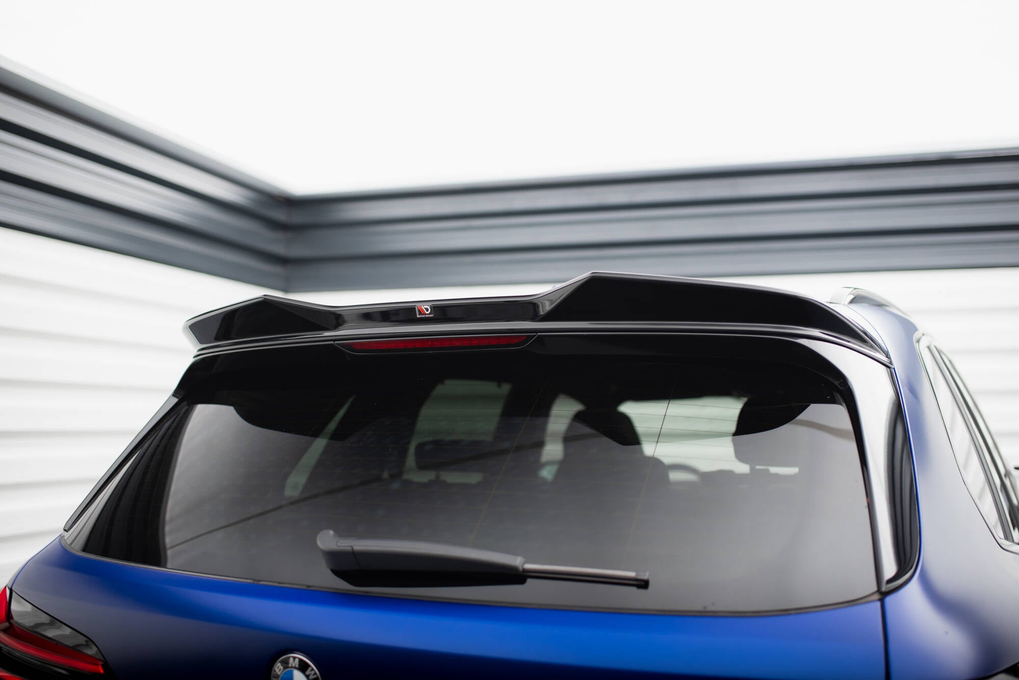 Maxton Design Spoiler CAP 3D V.2 passend für BMW X5 M-Paket G05 schwarz Hochglanz