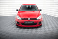 Maxton Design Street Pro Street+ Spoilerlippe Front Ansatz passend für / Frontansatz V.3 VW Golf GTI Mk6