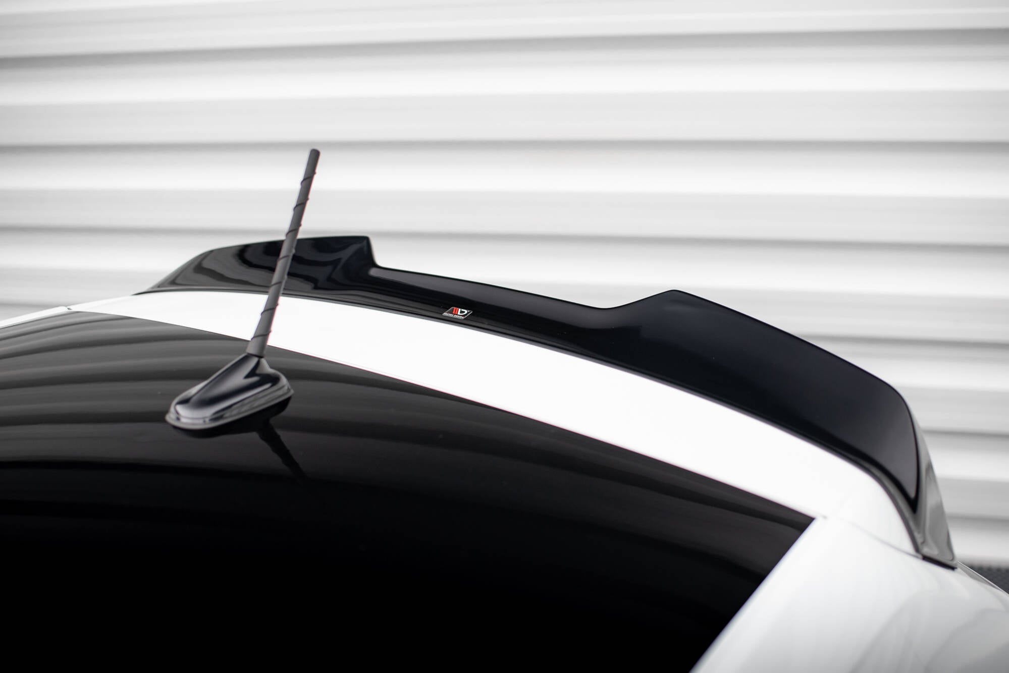 Maxton Design Spoiler CAP 3D passend für VW Polo GTI Mk6 schwarz Hochglanz