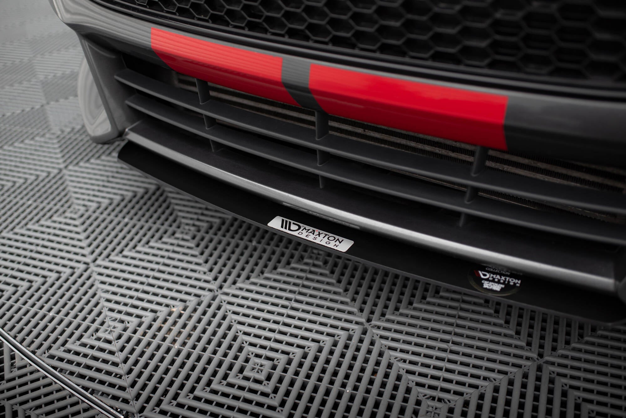 Maxton Design Sport Street+ Spoilerlippe Front Ansatz V.3 passend für Ford Focus ST Mk3 FL