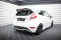 Maxton Design Heck Ansatz Flaps Diffusor passend für Ford Fiesta ST / ST-Line / Zetec S Mk7 FL schwarz Hochglanz