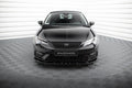 Maxton Design Street+ Spoilerlippe Front Ansatz V.1 passend für Seat Leon Mk3 Facelift schwarz Hochglanz